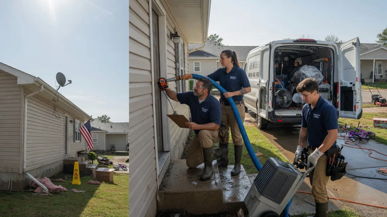 Ceiling Water Damage Restoration in Lowell, IN near me